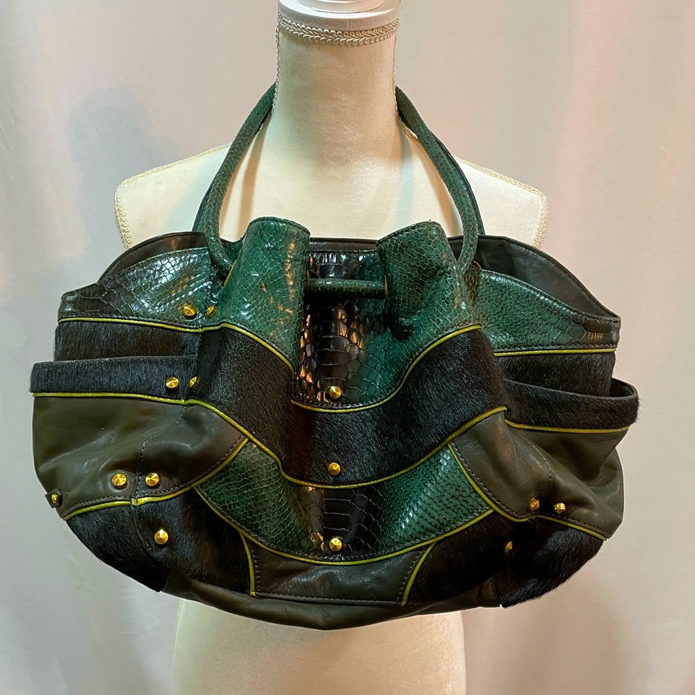 COLE HAAN Gold Fish F05 Purse